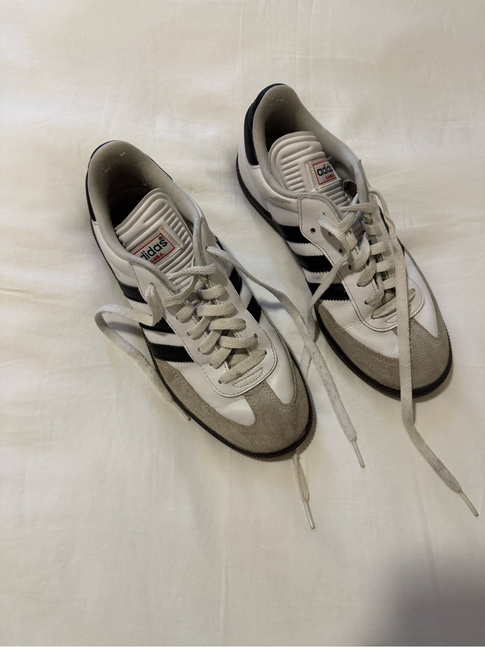 Adidas White Sambas